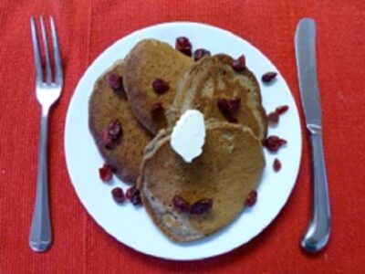 Chocolate-Chip Sourdough Pancakes Image